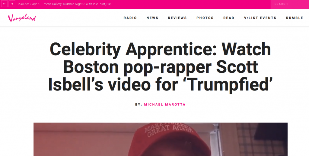 Scott Isbell on Celebrity Apprentice Donald Trump