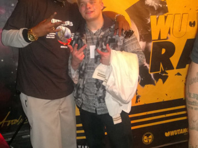 Hook Off Release Party New York City Scott Isbell with Wu-Tang Clan member Cappadonna